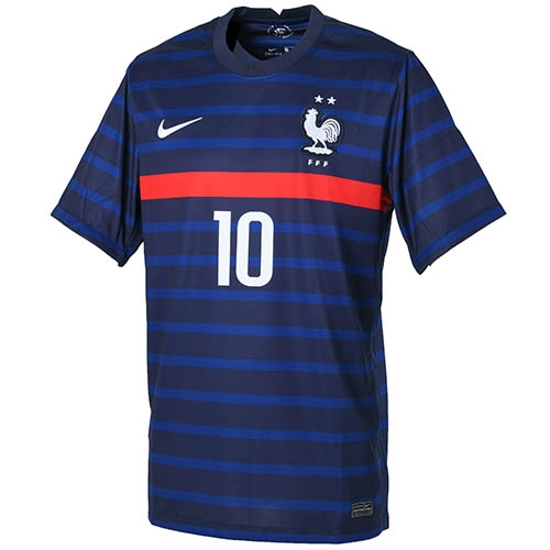 フランス代表 ユニフォーム ホーム 半袖 10番 エムバペ サッカー 騎士ショップ