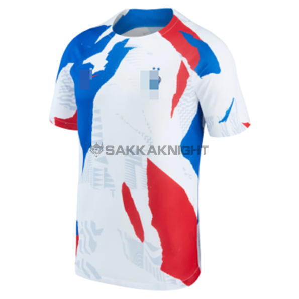 フランス代表 半袖トレーニングシャツ 2022 ホワイト+ブルー