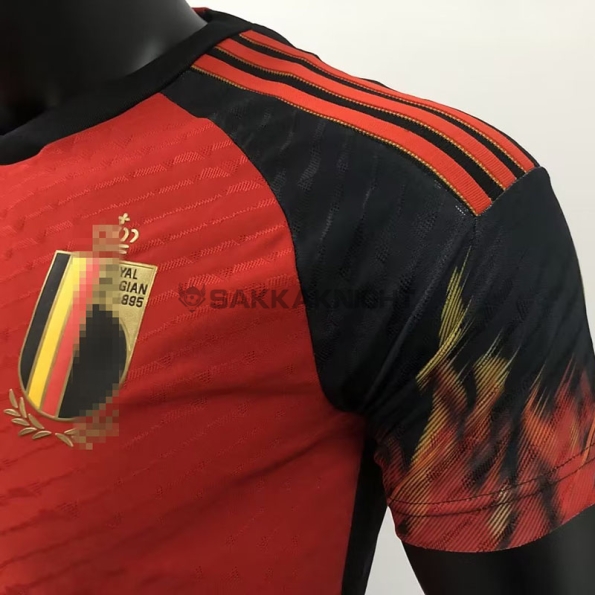 ベルギー代表 ユニフォーム 2022 ホーム プレイヤーバージョン 半袖