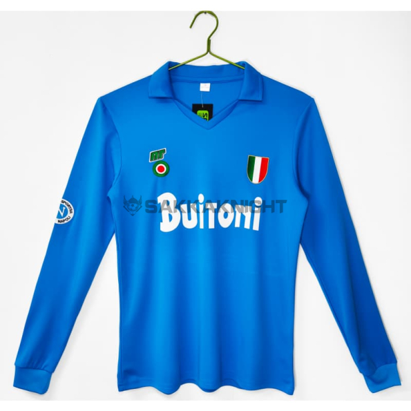 ナポリ ユニフォーム 1987/88 ホーム ヴィンテージバージョン 长袖