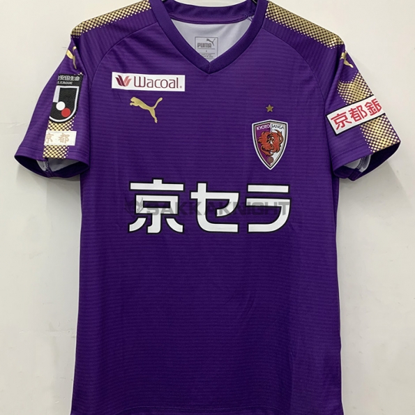 京都サンガ 19 ユニフォーム パープル 4番 サッカー 騎士ショップ