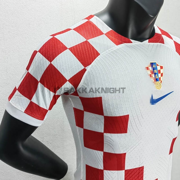 クロアチア代表 ユニフォーム 2022 ホーム プレイヤーバージョン 半袖