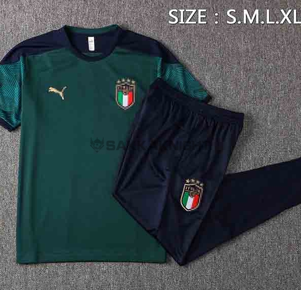 イタリア代表 2021 トレーニングシャツ 半袖 グリーン