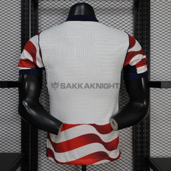 USA代表 ユニフォーム 2026 ホーム プレイヤーバージョン レッド/ホワイド 半袖
