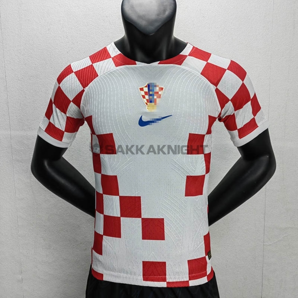 クロアチア代表 ユニフォーム 2022 ホーム プレイヤーバージョン 半袖