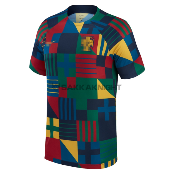 ポルトガル代表 半袖トレーニングシャツ 2022 マルチカラー