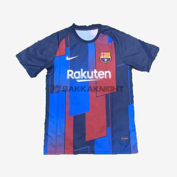 Tシャツ-バルセロナ-202-2022-トレーニングシャツ  ブルー＋レッド