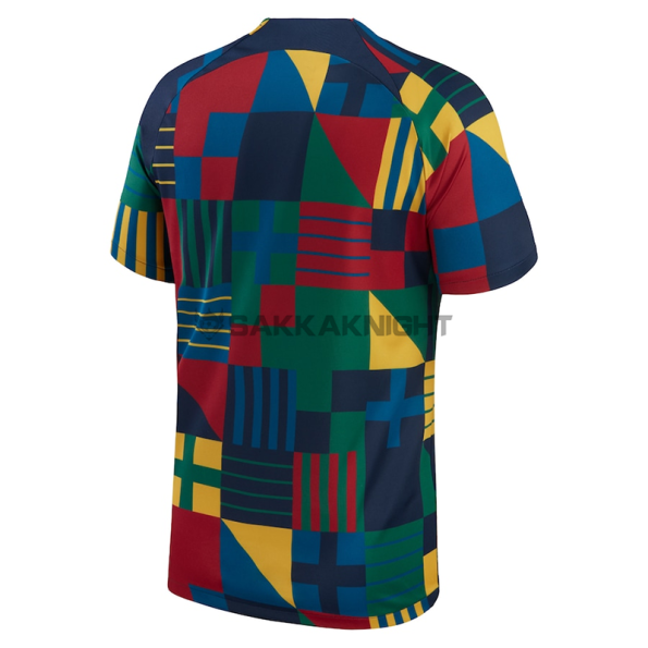 ポルトガル代表 半袖トレーニングシャツ 2022 マルチカラー