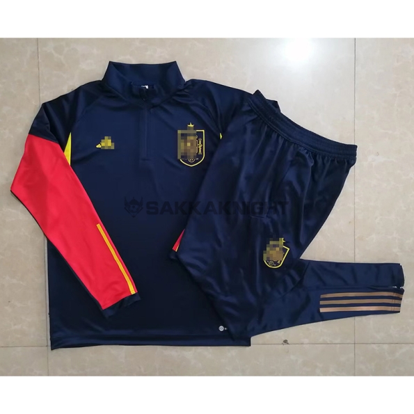 スペイン代表 トレーニングスウェットシャツ 2022  ネイビーブルー