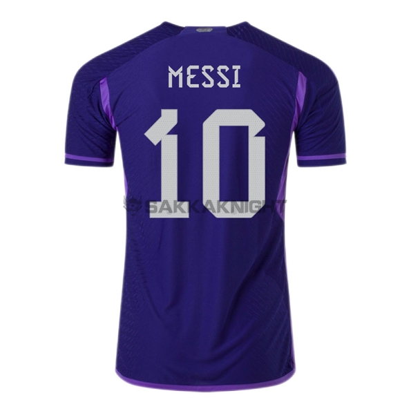 アルゼンチン代表 2022 ユニフォーム アウェイ サムスン プレイヤーバージョン 半袖  10番 Messi