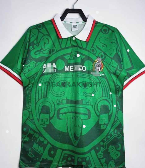 メキシコ代表 ユニフォーム 1988 ホーム ヴィンテージバージョン 半袖