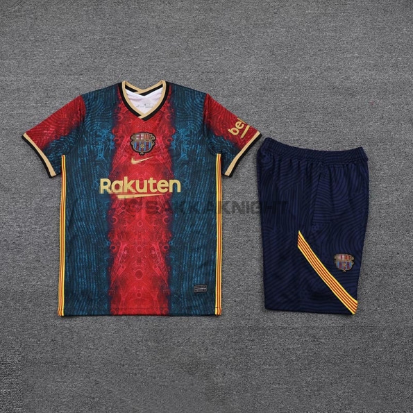 Tシャツ-バルセロナ-202-2022-子供コンセプト-バージョン セットアップ