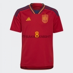 スペイン代表  ユニフォーム  2022  ホーム 半袖  8番 Koke