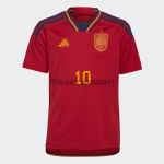 スペイン代表  ユニフォーム  2022  ホーム 半袖  10番 Asensio