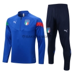 イタリア代表トレーニングスウェットシャツ 2022 ジュエルブルー