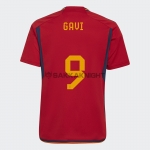 スペイン代表  ユニフォーム  2022  ホーム 半袖  9番 Gavi