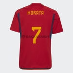 スペイン代表  ユニフォーム  2022  ホーム 半袖  7番 Morata