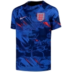 イングランド代表 半袖トレーニングシャツ 2022 ブルー