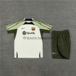 バルセロナ トレーニングシャツ 半袖 セット23/24  ベージュ+グリーン