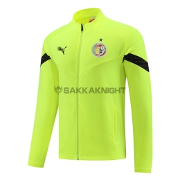 セネガル代表  2022トレーニングジャケット蛍光グリーン