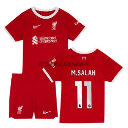 リバプール 子供セット 23/24 ホーム 11 番 M. SALAH