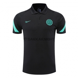 インテル 22/23 ポロシャツ ブラック/グリーン