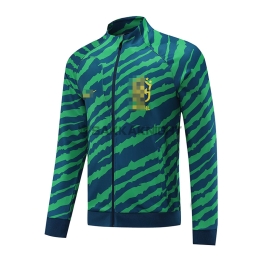 ブラジル代表トレーニングジャケット2022 グリーン+ブルー