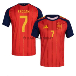 スペイン代表 ユニフォーム 2026 ホーム メンズ 2スター 半袖 7番 Ferran