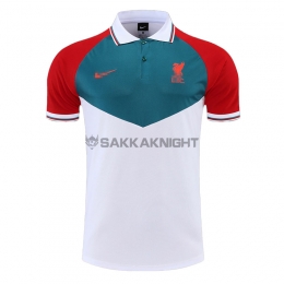 リパプール 22/23 ポロシャツ ホワイト/レッド