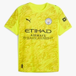 マンチェスター シティ ユニフォーム 25/26 きいろい ゴールキーパー 半袖