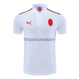 ACミラン 22/23  ポロシャツ ホワイト/レッド