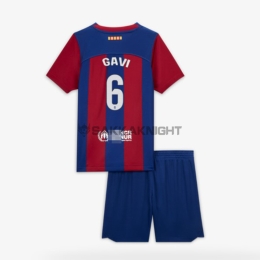 バルセロナ  子供セット 23/24 ホーム 6 番 Gavi