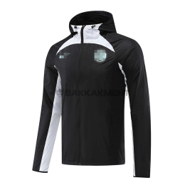 インテル フード付きウィンドブレーカー 22/23 ブラック