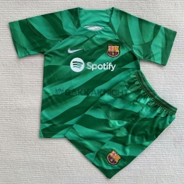 バルセロナ 子供セット 23/24 ゴールキーパー  グリーン