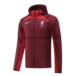 リバプール フード付きウィンドブレーカー 22/23 レッド