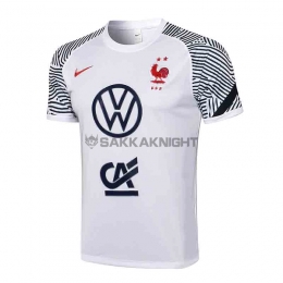 フランス代表　22-24　トレーニングシャツ フランス代表 2022 トレーニングシャツ 半袖 ネイビー
